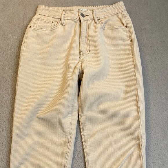 Pacsun Women's Corduroy Mom Jeans Size 24 High-Waisted Straight Fit - Picture 4 of 14